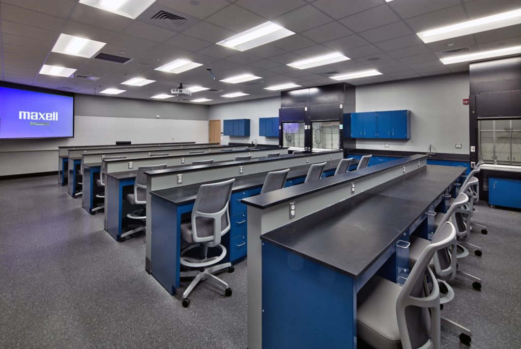 Dana Hall lab after renovations